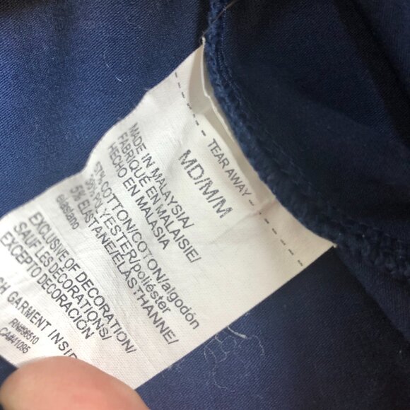 Under Armour Project Rock Shirt Mens Medium Blue Hardest Worker in the Room Gym - Picture 7 of 10